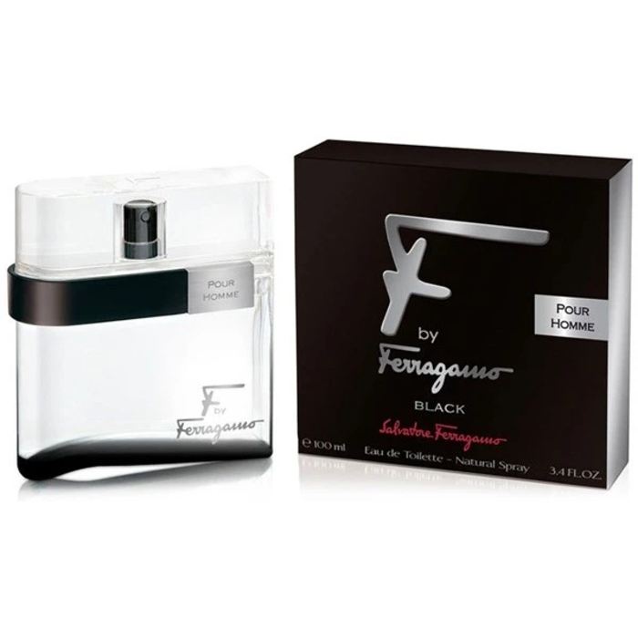 ادکلن ادو تویلت مردانه سالواتوره فراگامو مدل F By Ferragamo Black حجم 100 میلی لیتر